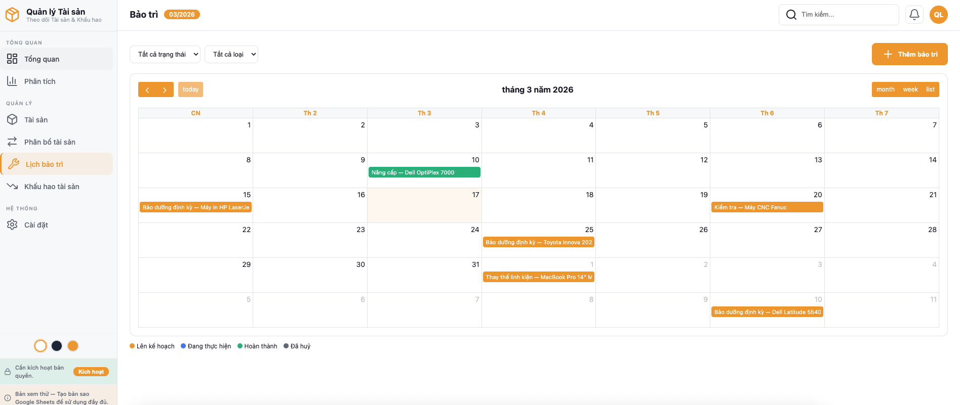 Quản lý Tài sản screenshot 5