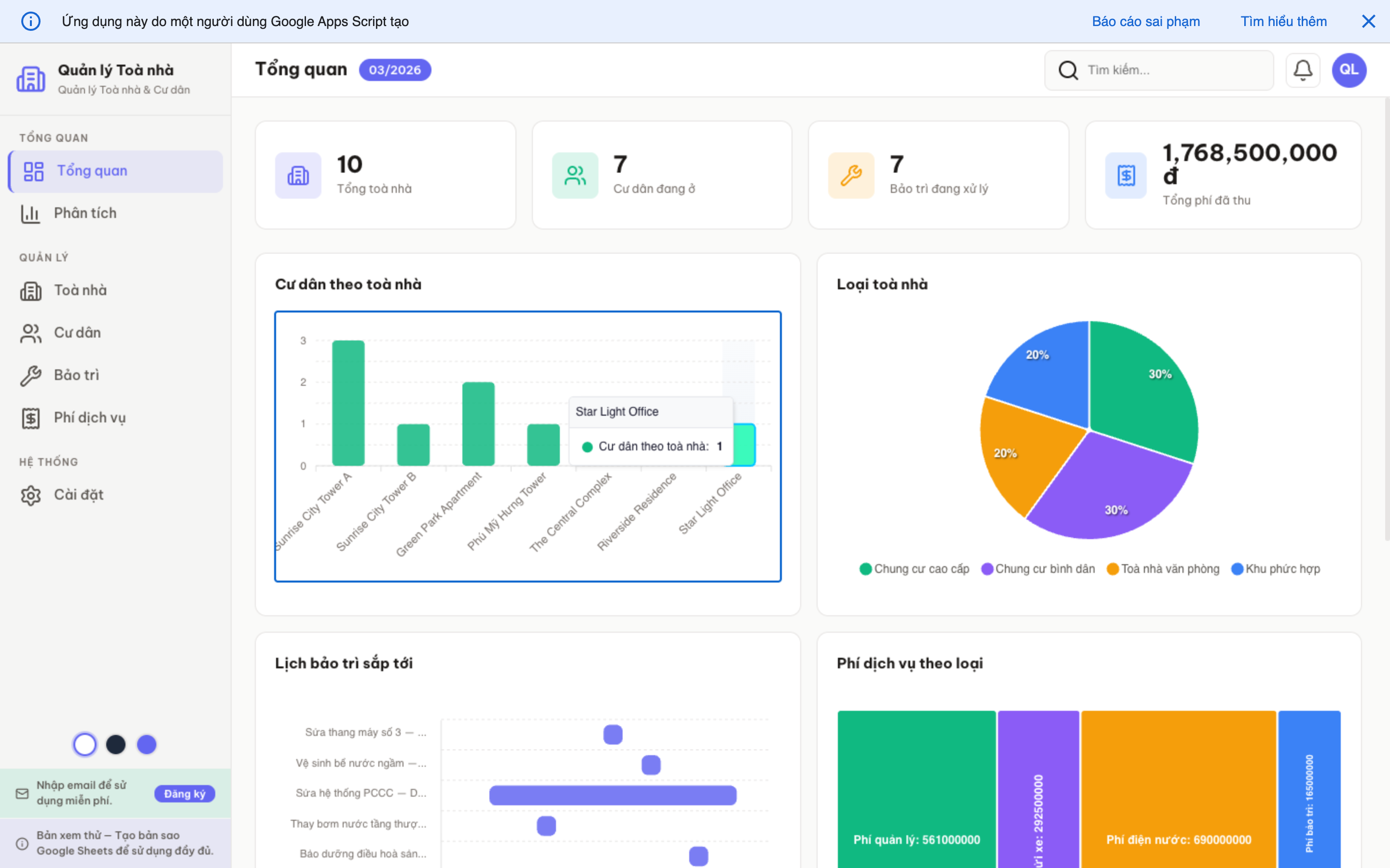 Toà nhà screenshot 1