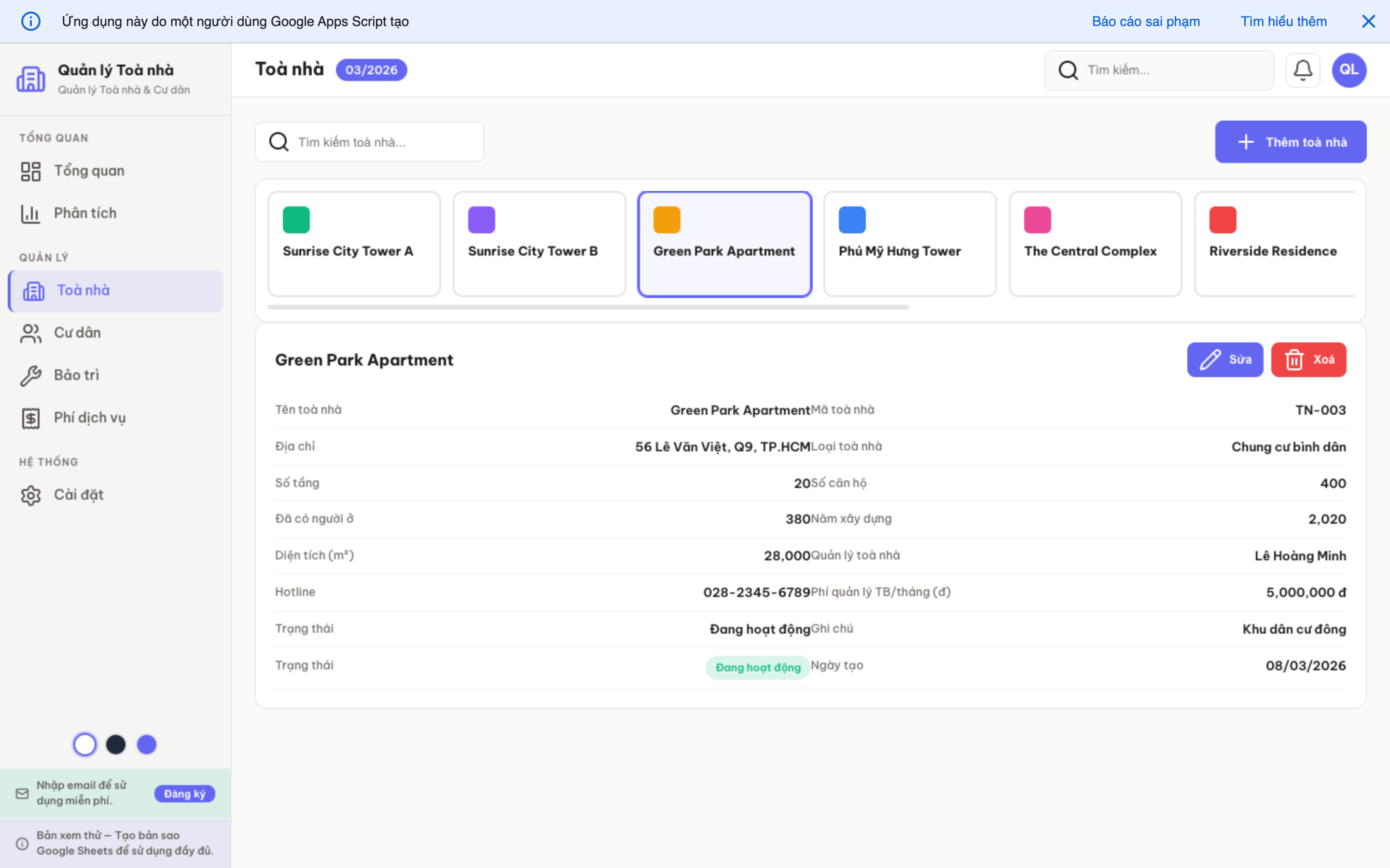 Toà nhà screenshot 4