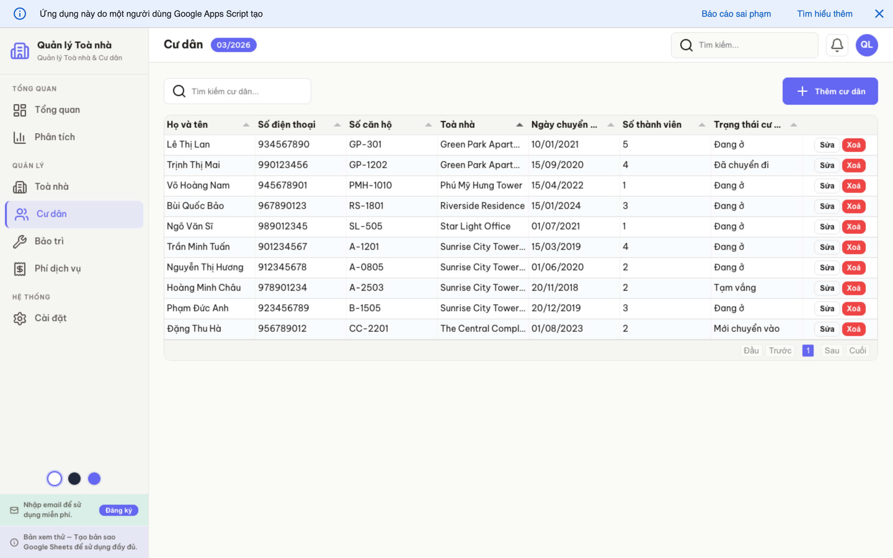 Toà nhà screenshot 5