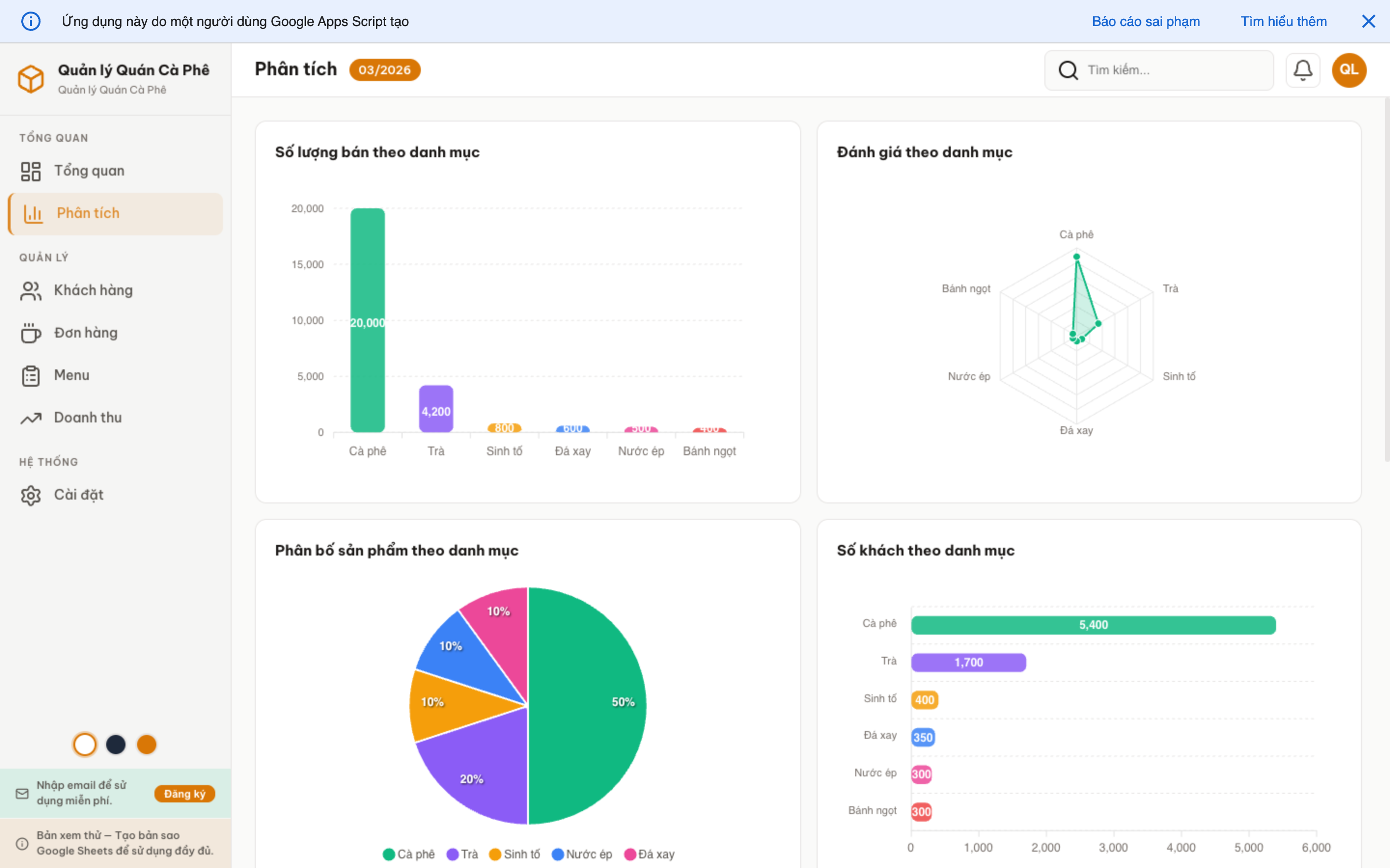 Quán Cà Phê screenshot 2