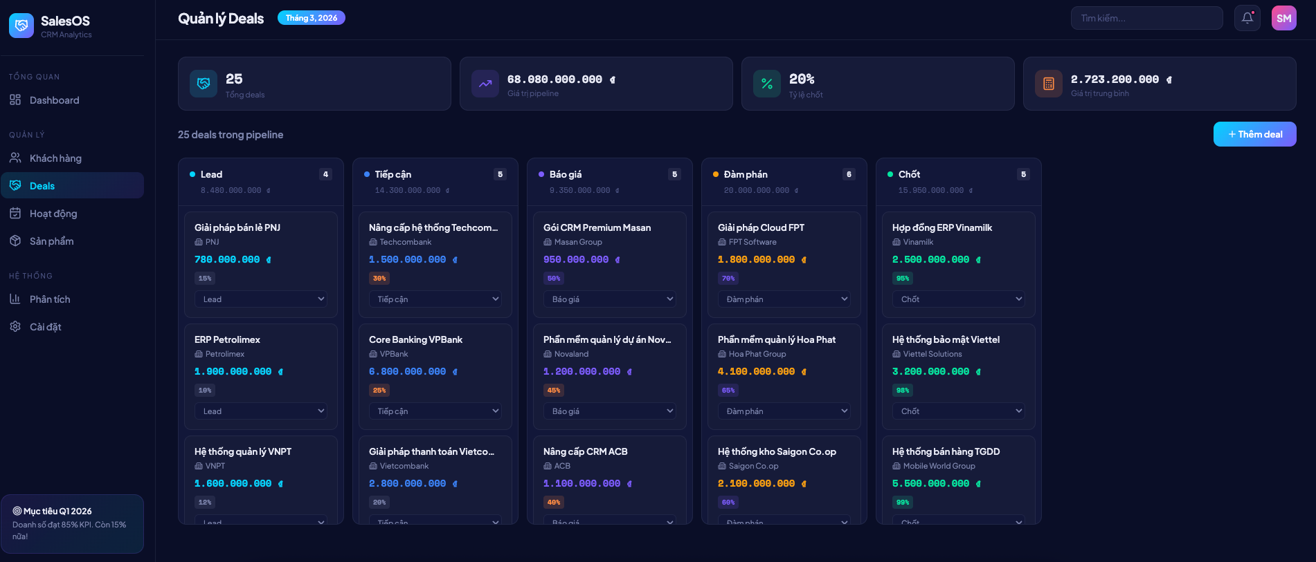 Quản lý Bán hàng screenshot 3