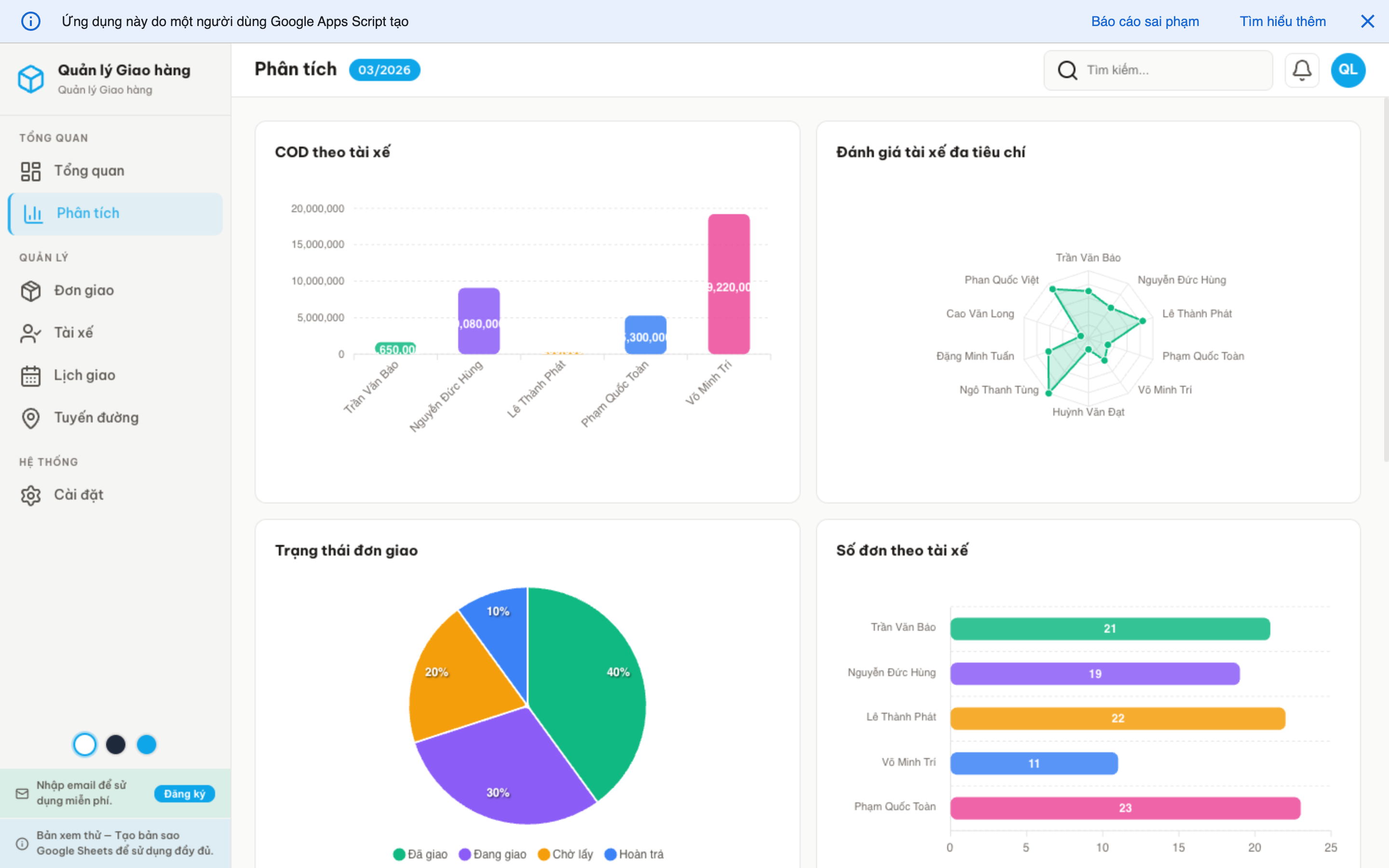 Giao hàng screenshot 2