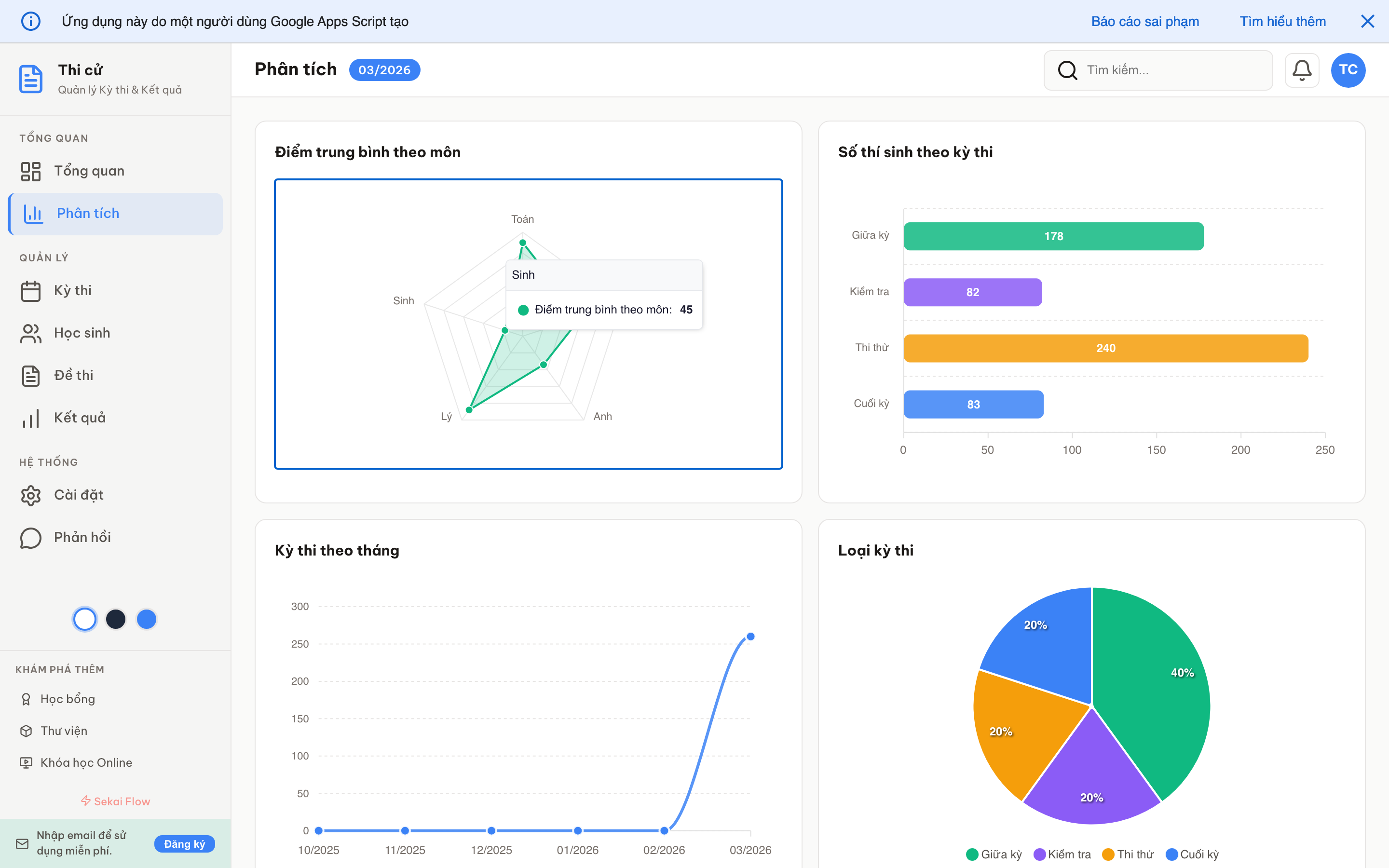 Thi cử screenshot 3