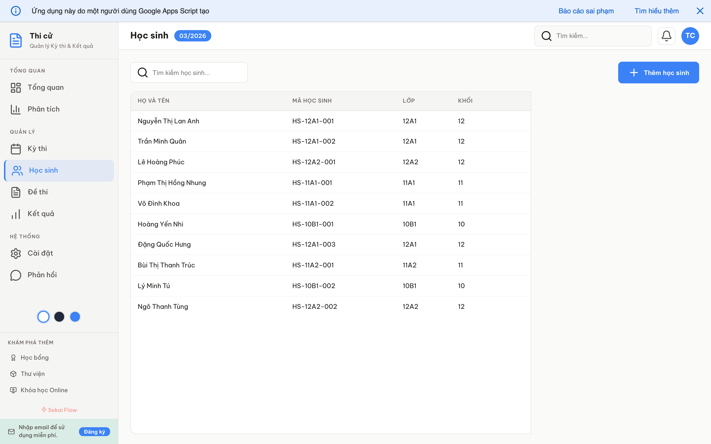 Thi cử screenshot 6