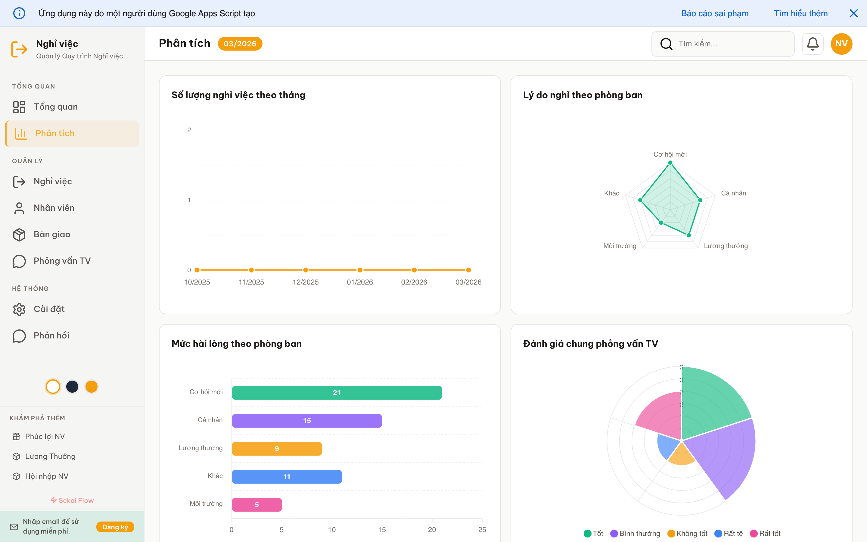 Nghỉ việc screenshot 2