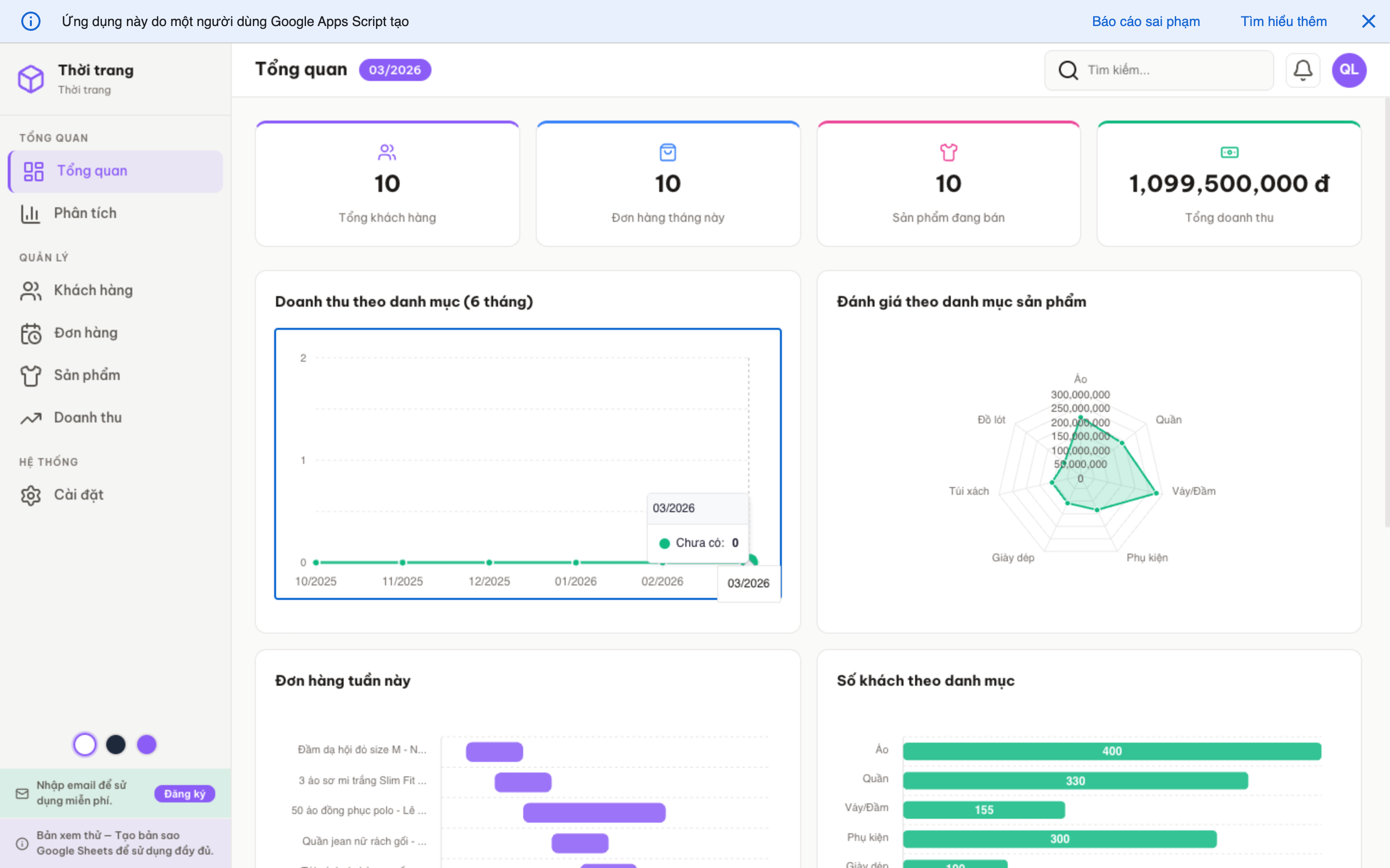 Thời trang screenshot 1