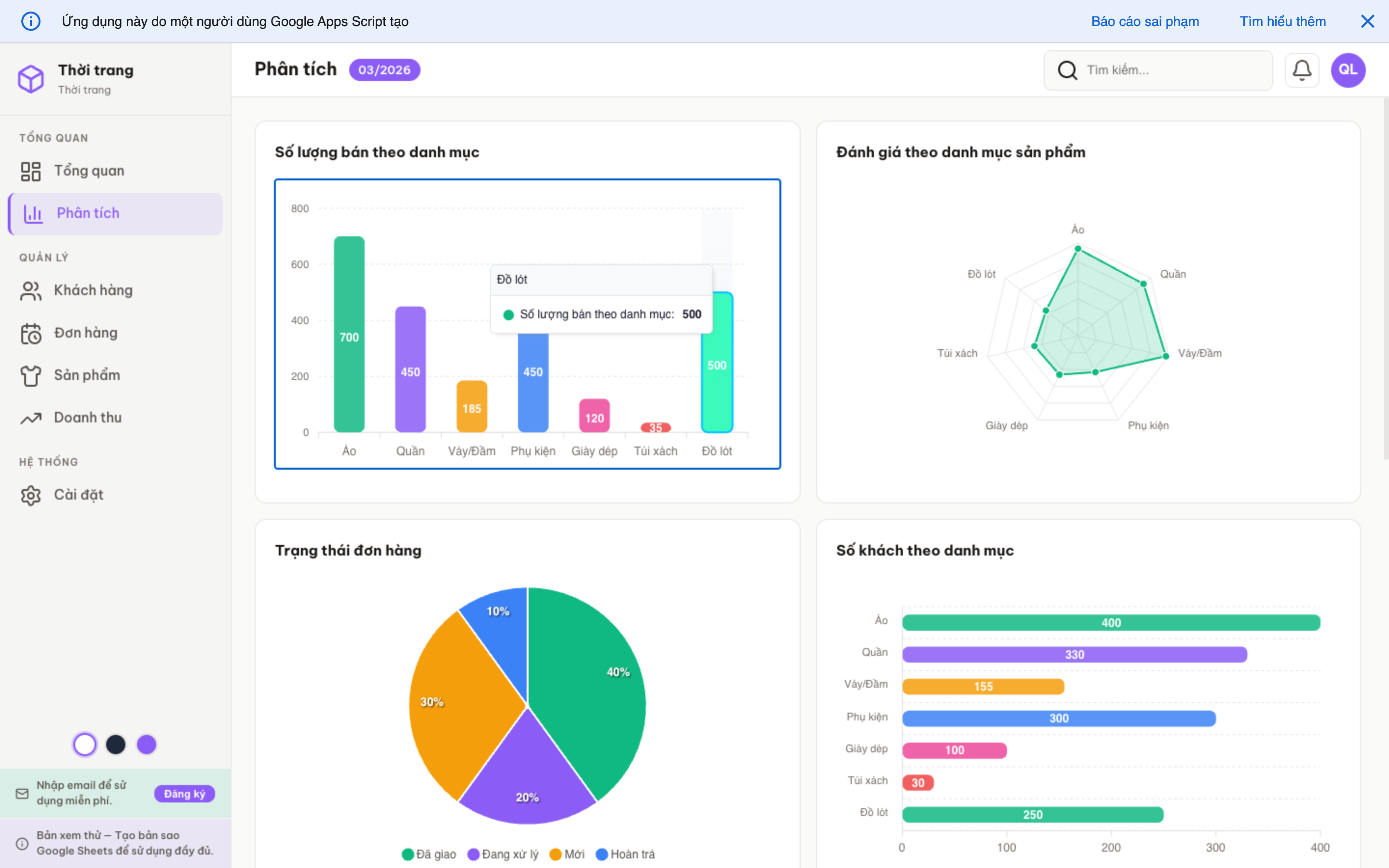 Thời trang screenshot 3
