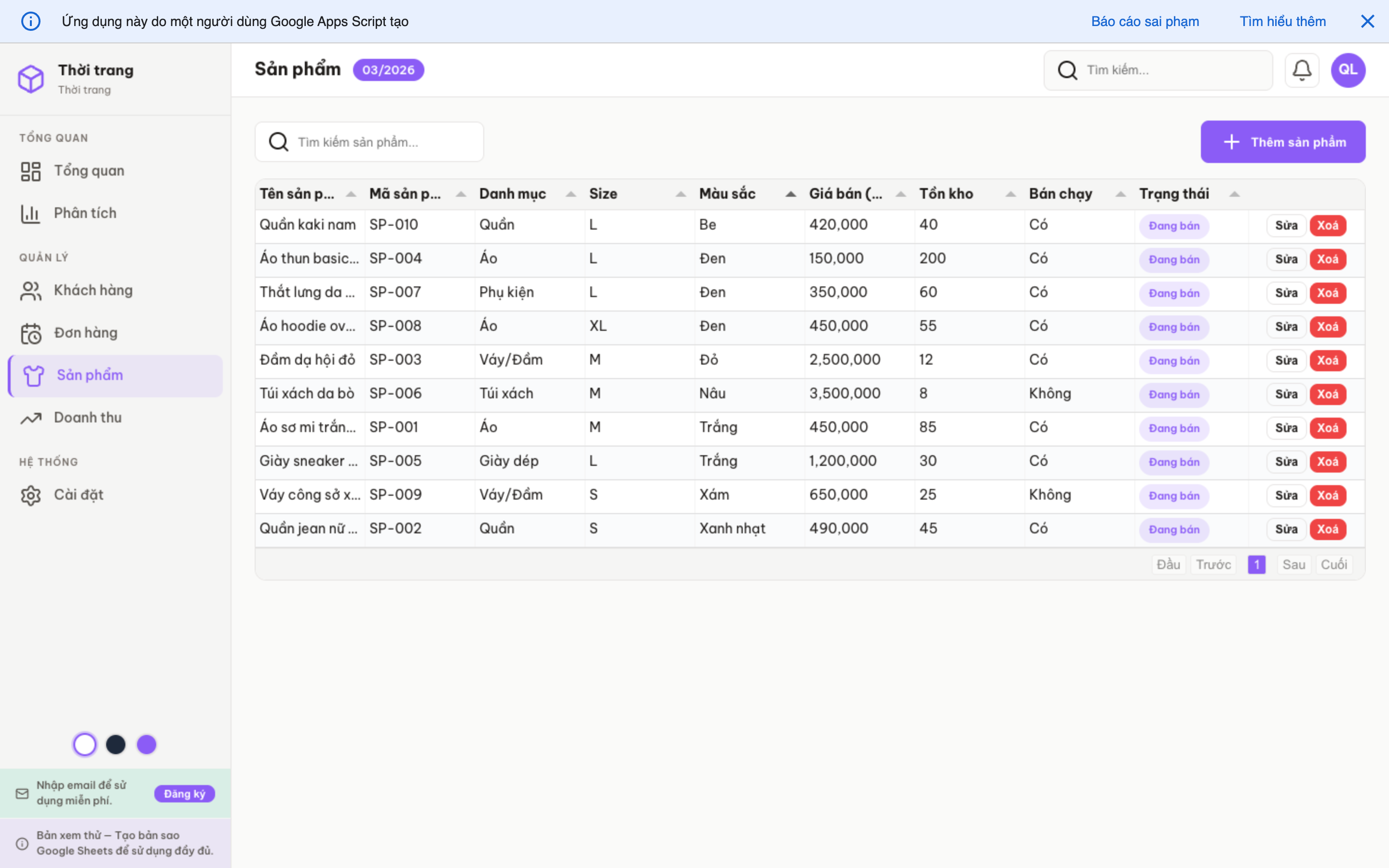 Thời trang screenshot 7