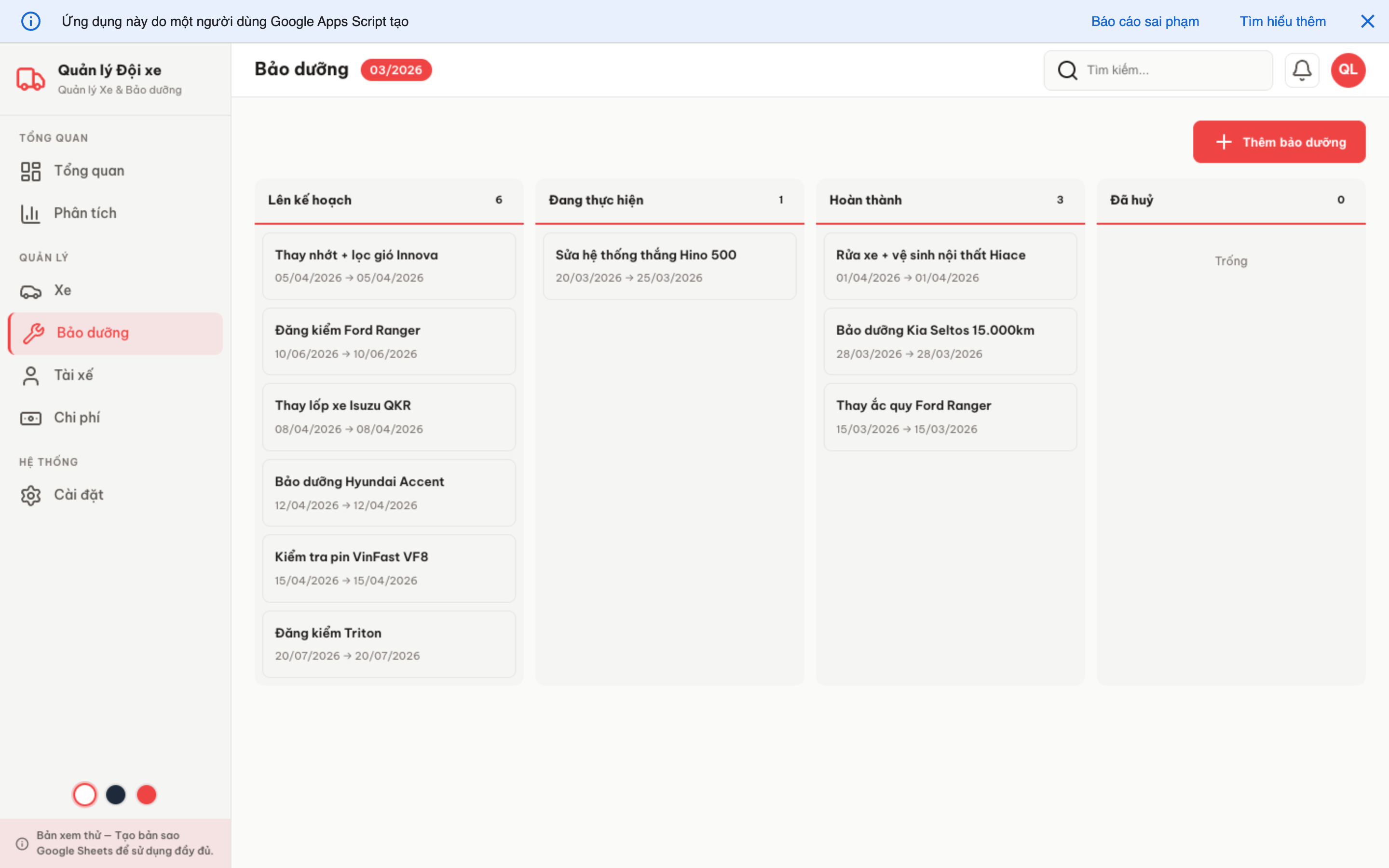 Đội xe screenshot 6