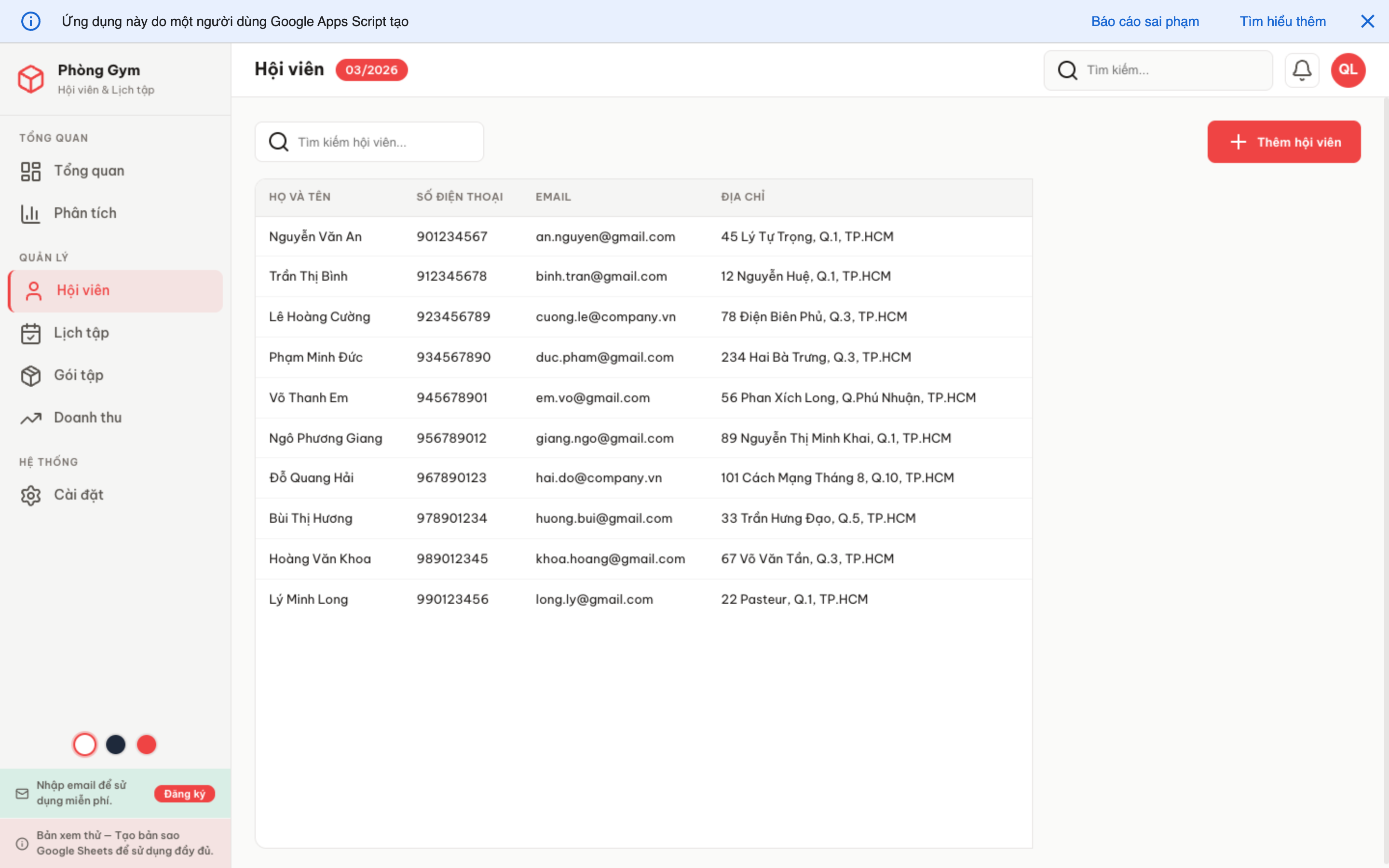 Phòng Tập screenshot 4
