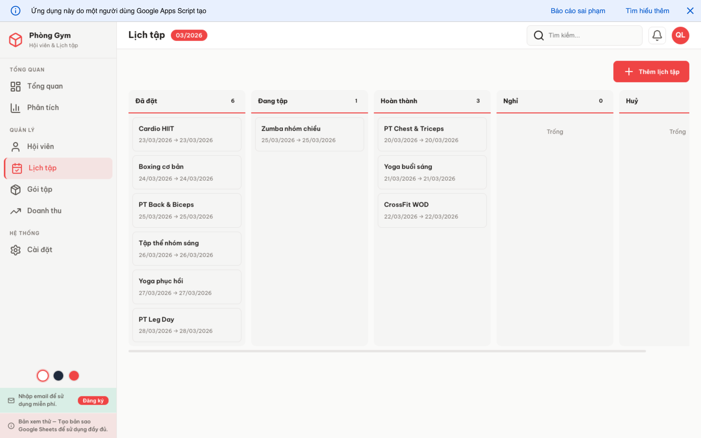 Phòng Tập screenshot 6