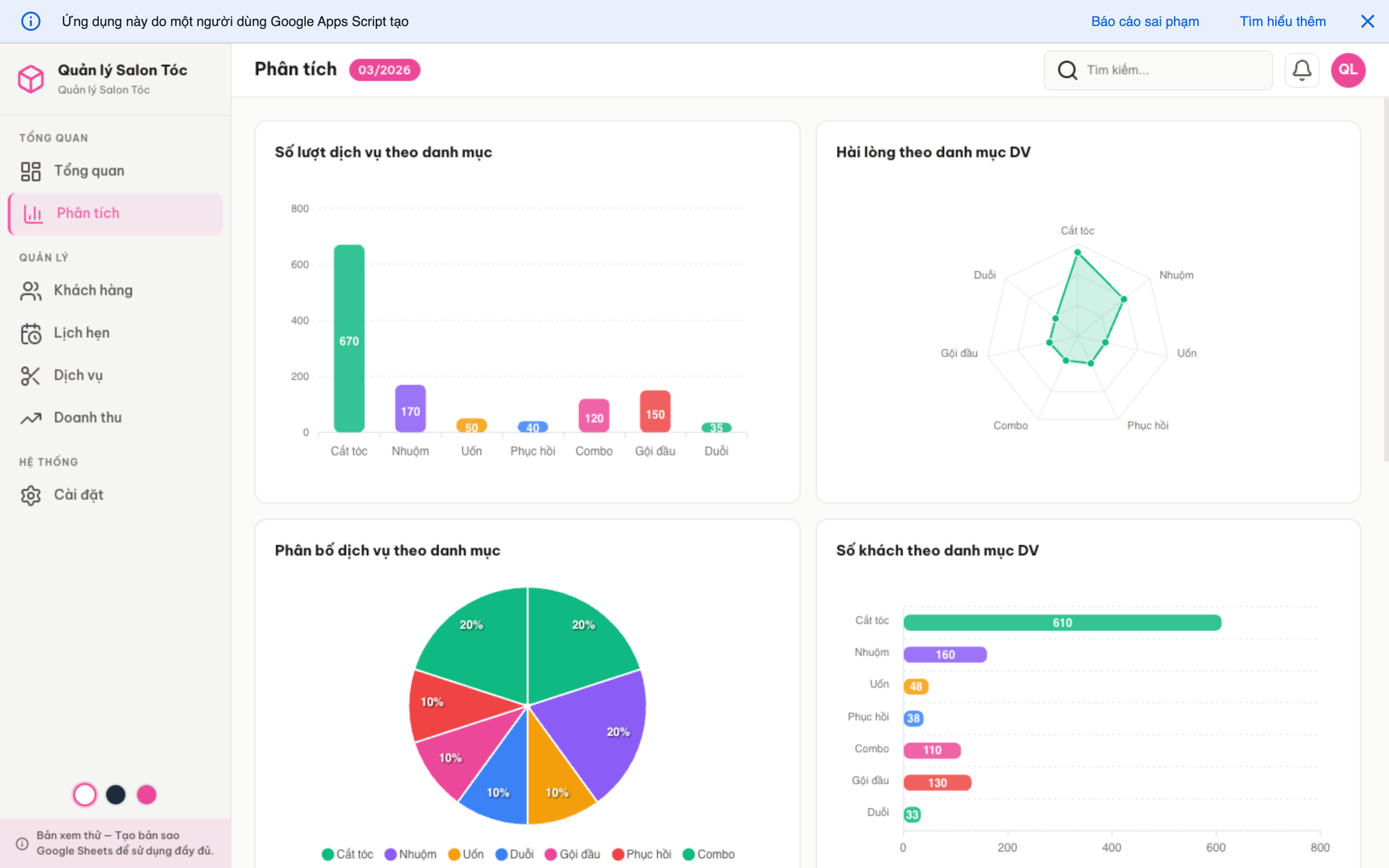 Tiệm Tóc screenshot 2