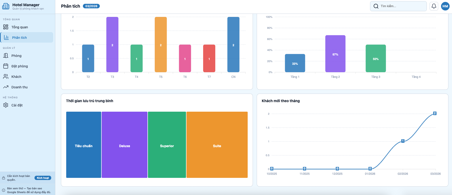 Quản lý Khách sạn screenshot 3