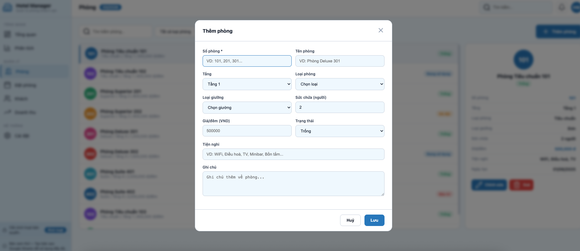 Quản lý Khách sạn screenshot 4