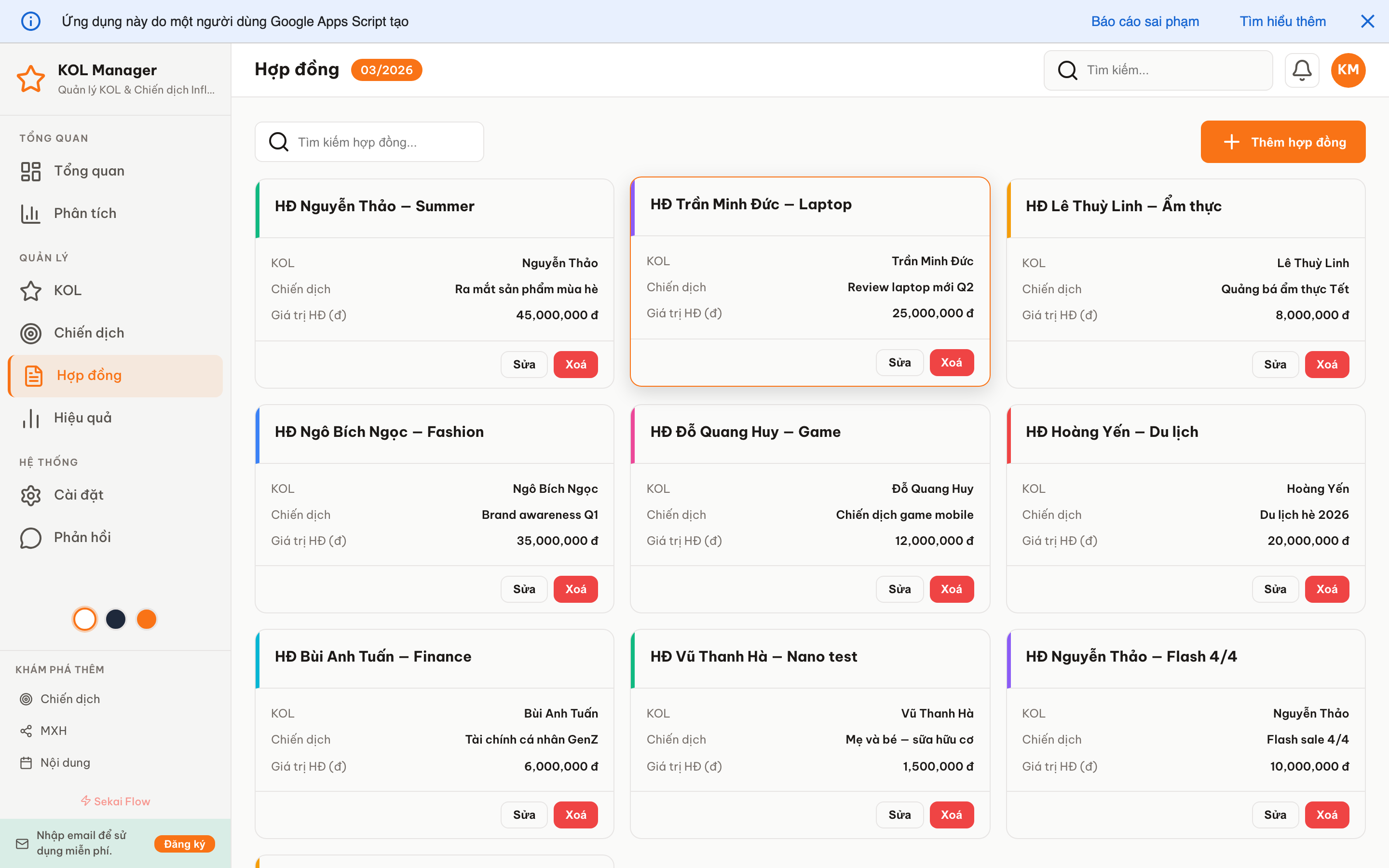 KOL Manager screenshot 7