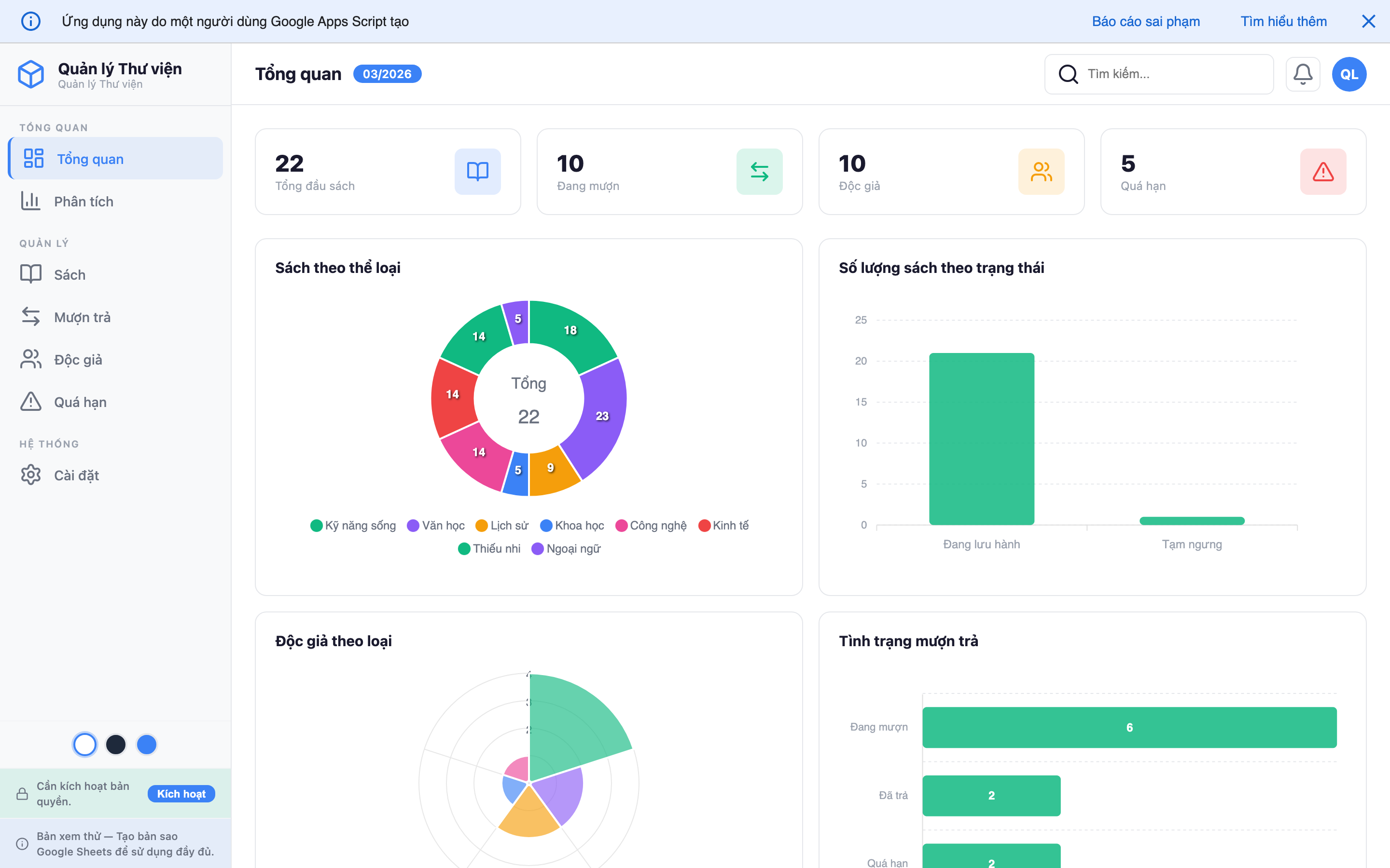 Quản lý Thư viện