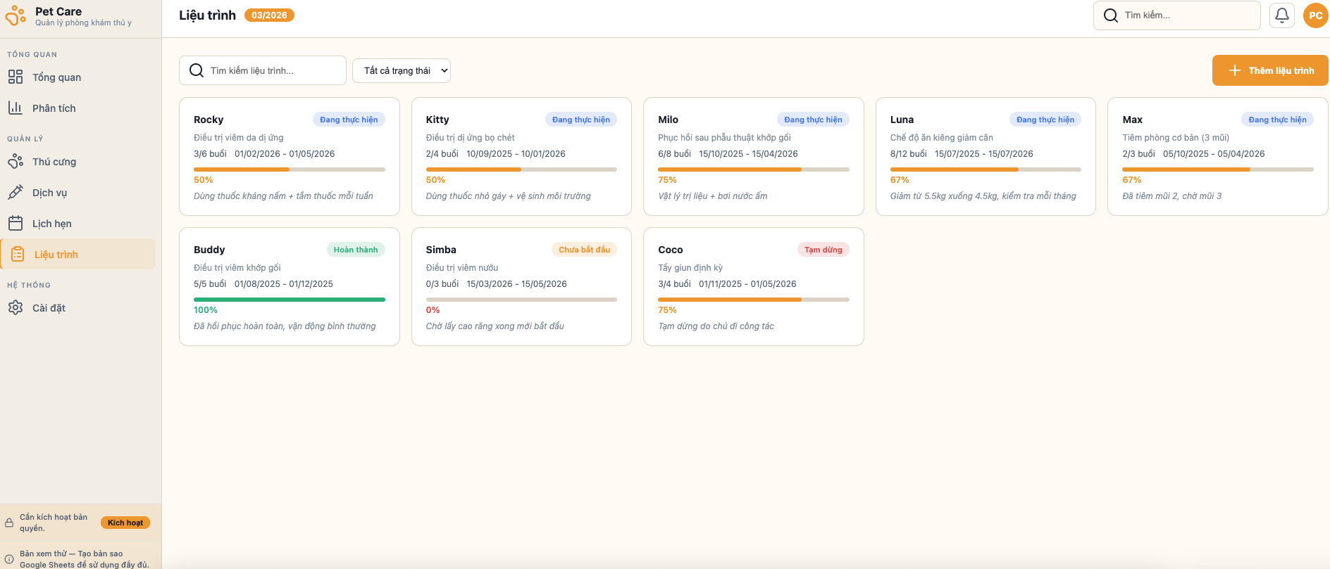 Chăm sóc Thú cưng screenshot 7