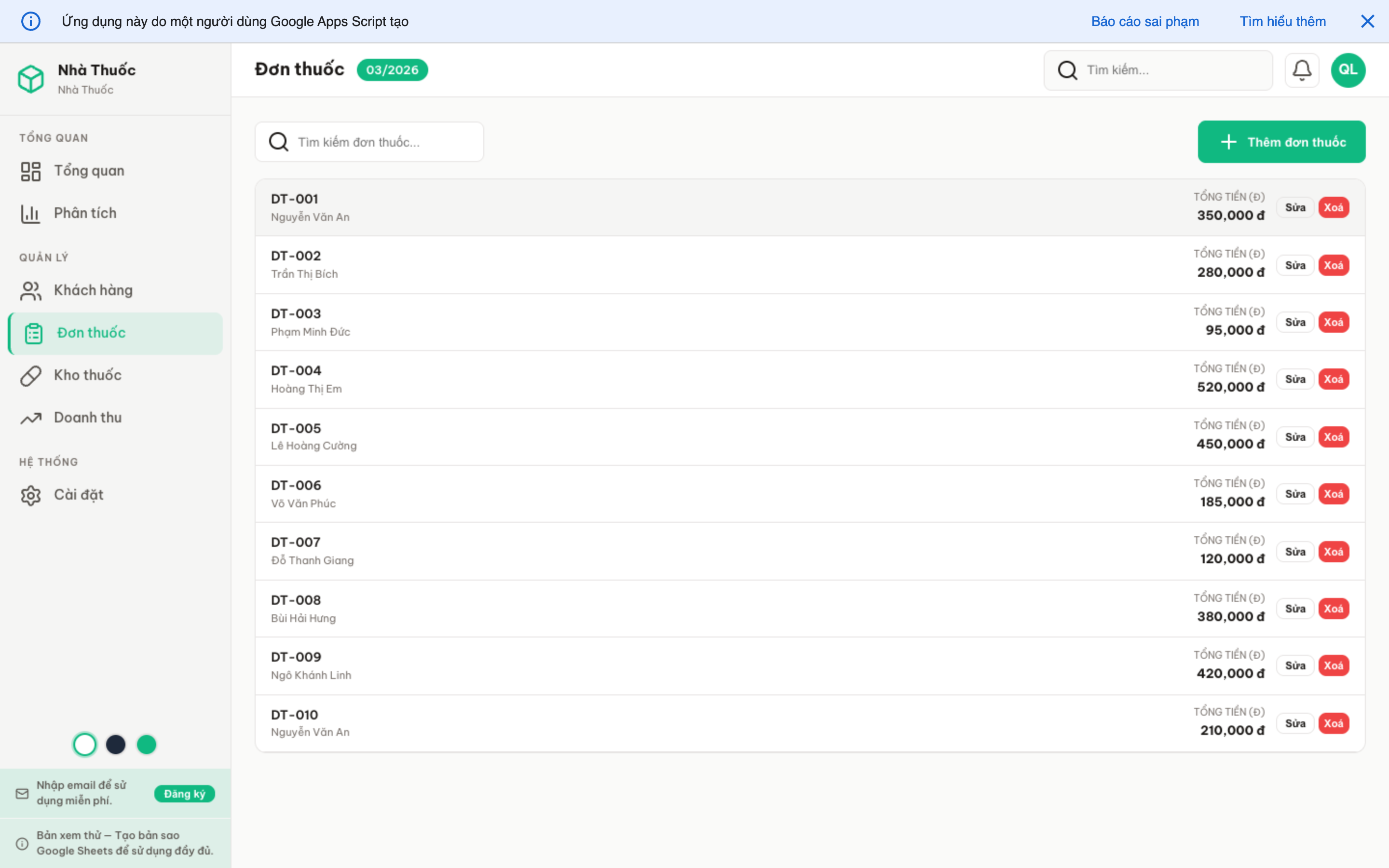Nhà Thuốc screenshot 6