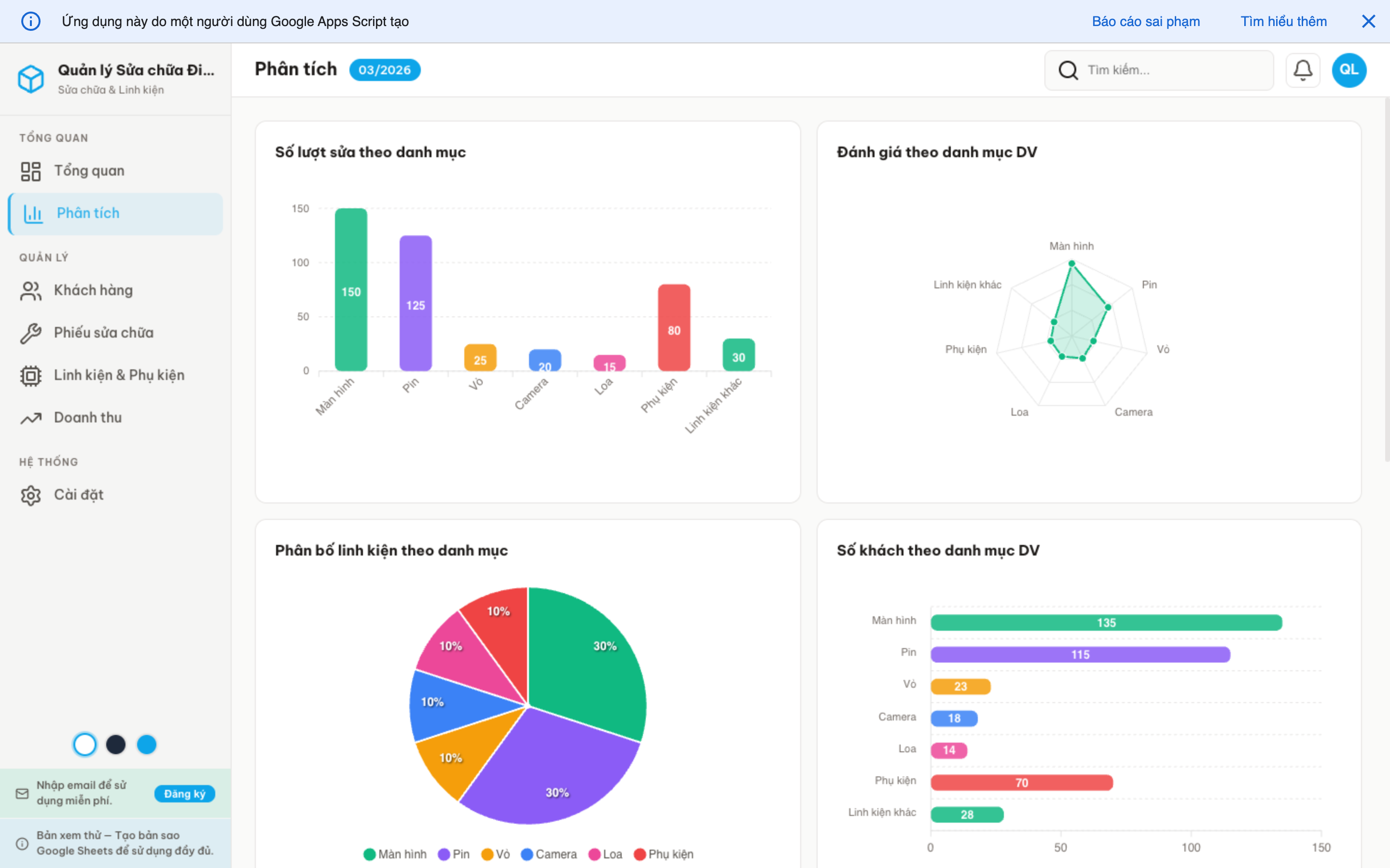 Sửa chữa ĐT screenshot 2