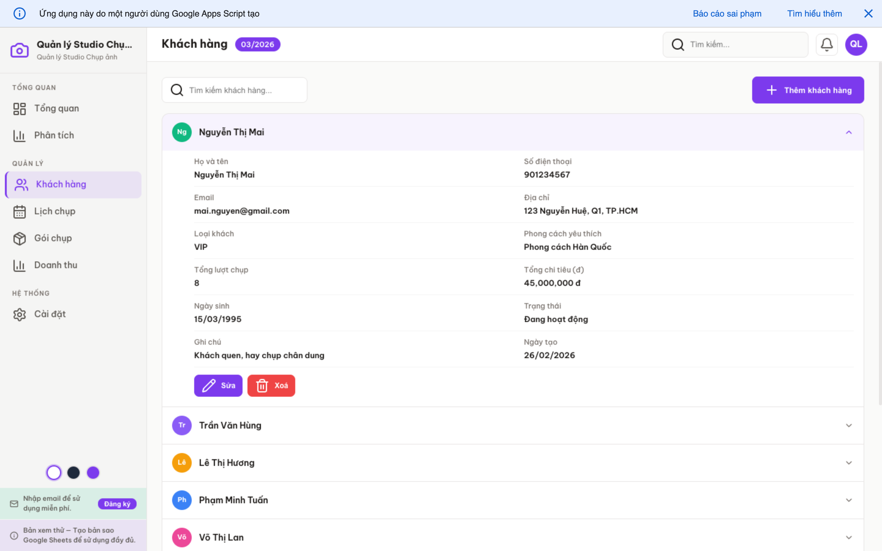 Studio Ảnh screenshot 4