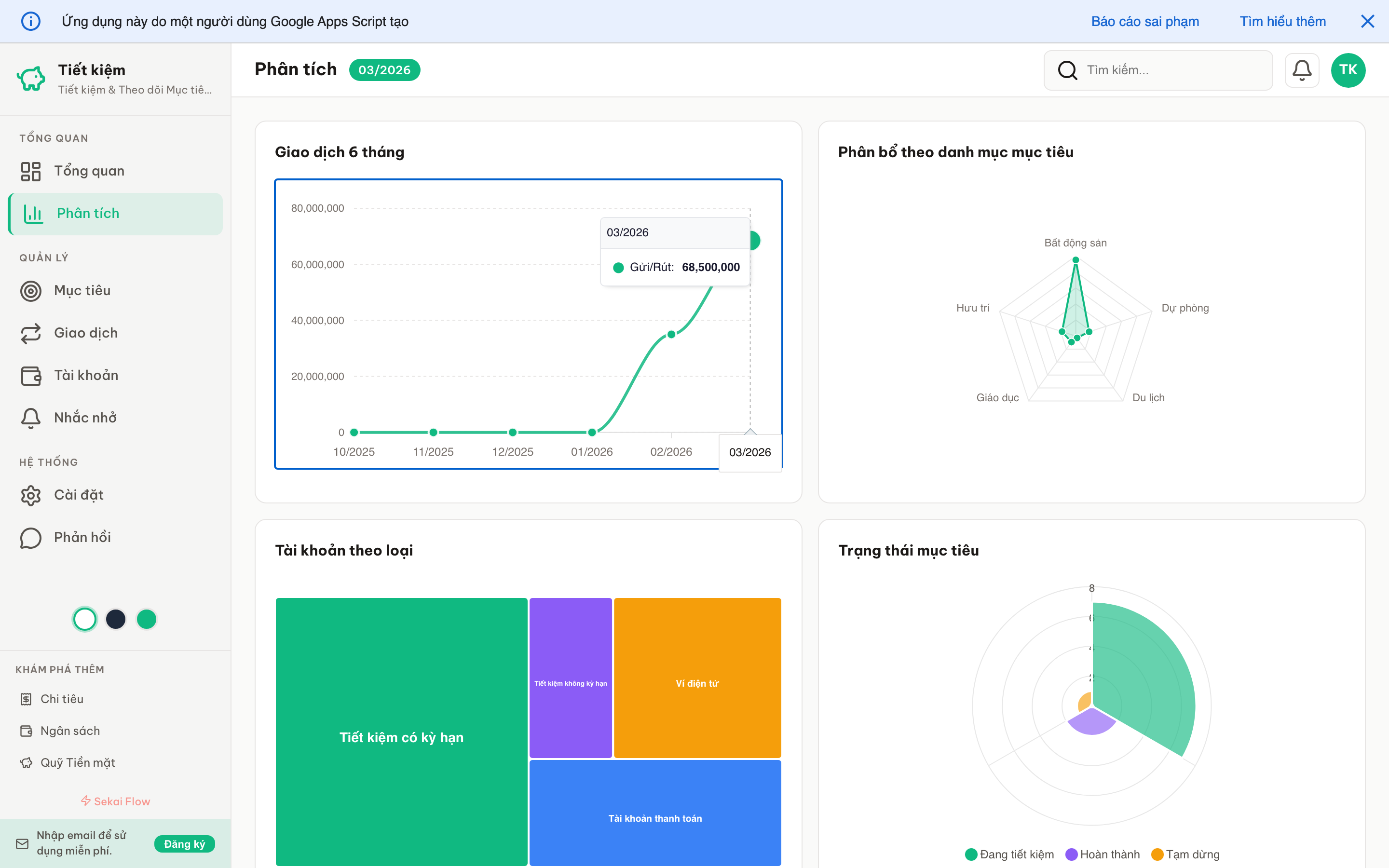 Tiết kiệm screenshot 3