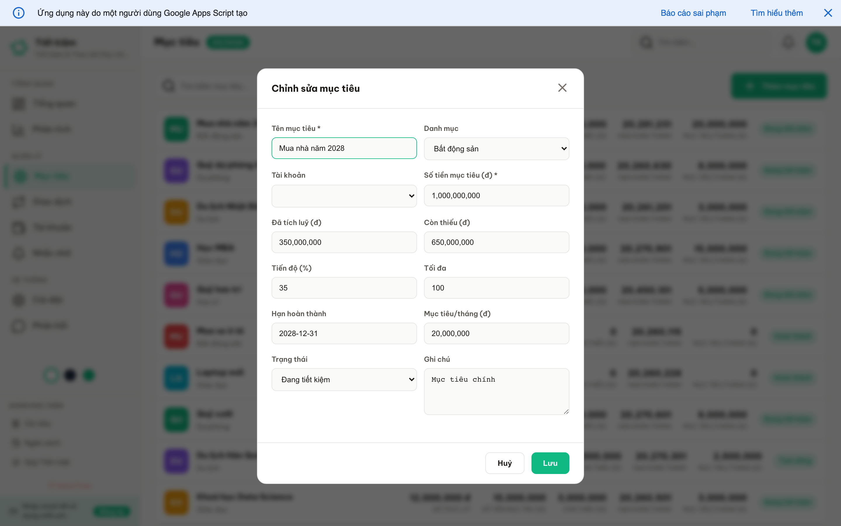 Tiết kiệm screenshot 7