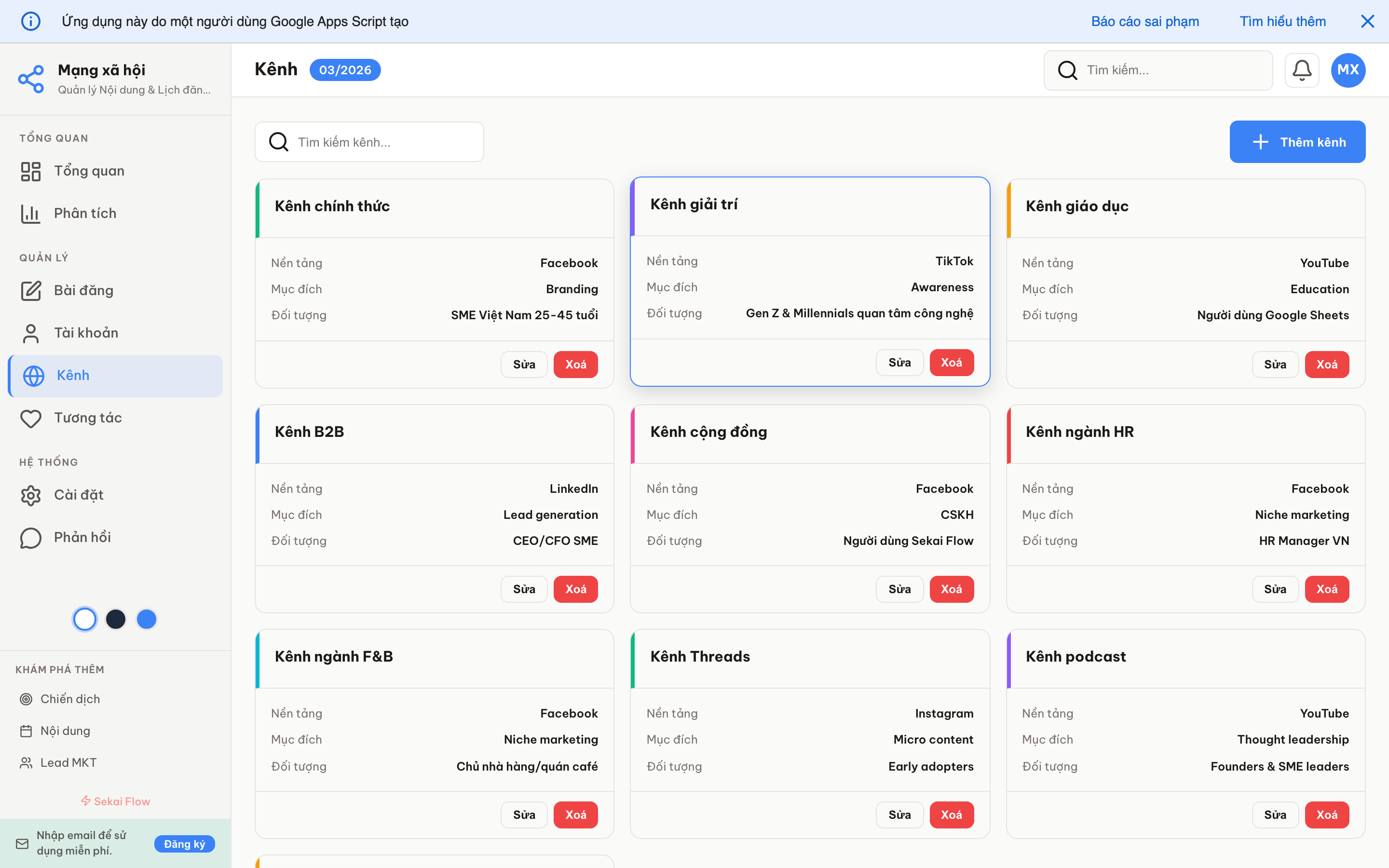 Mạng xã hội screenshot 7