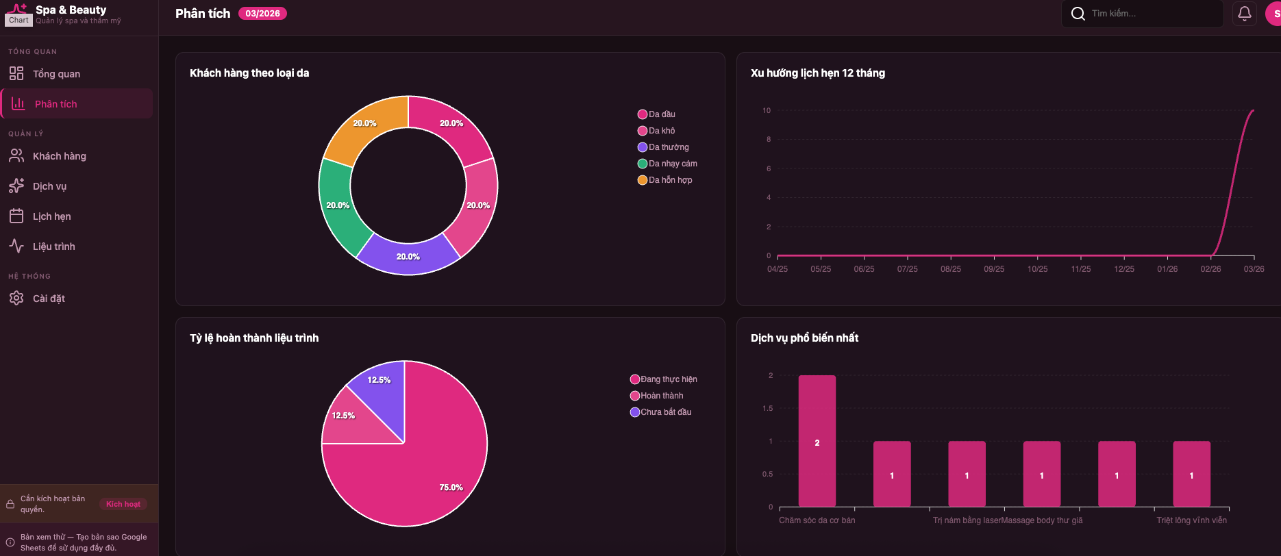 Spa & Làm đẹp screenshot 2