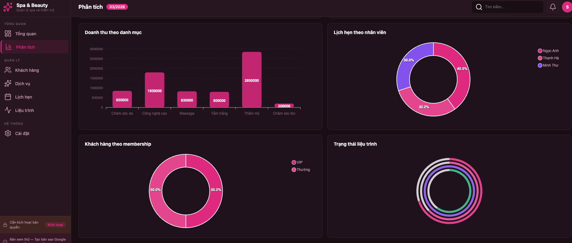Spa & Làm đẹp screenshot 3