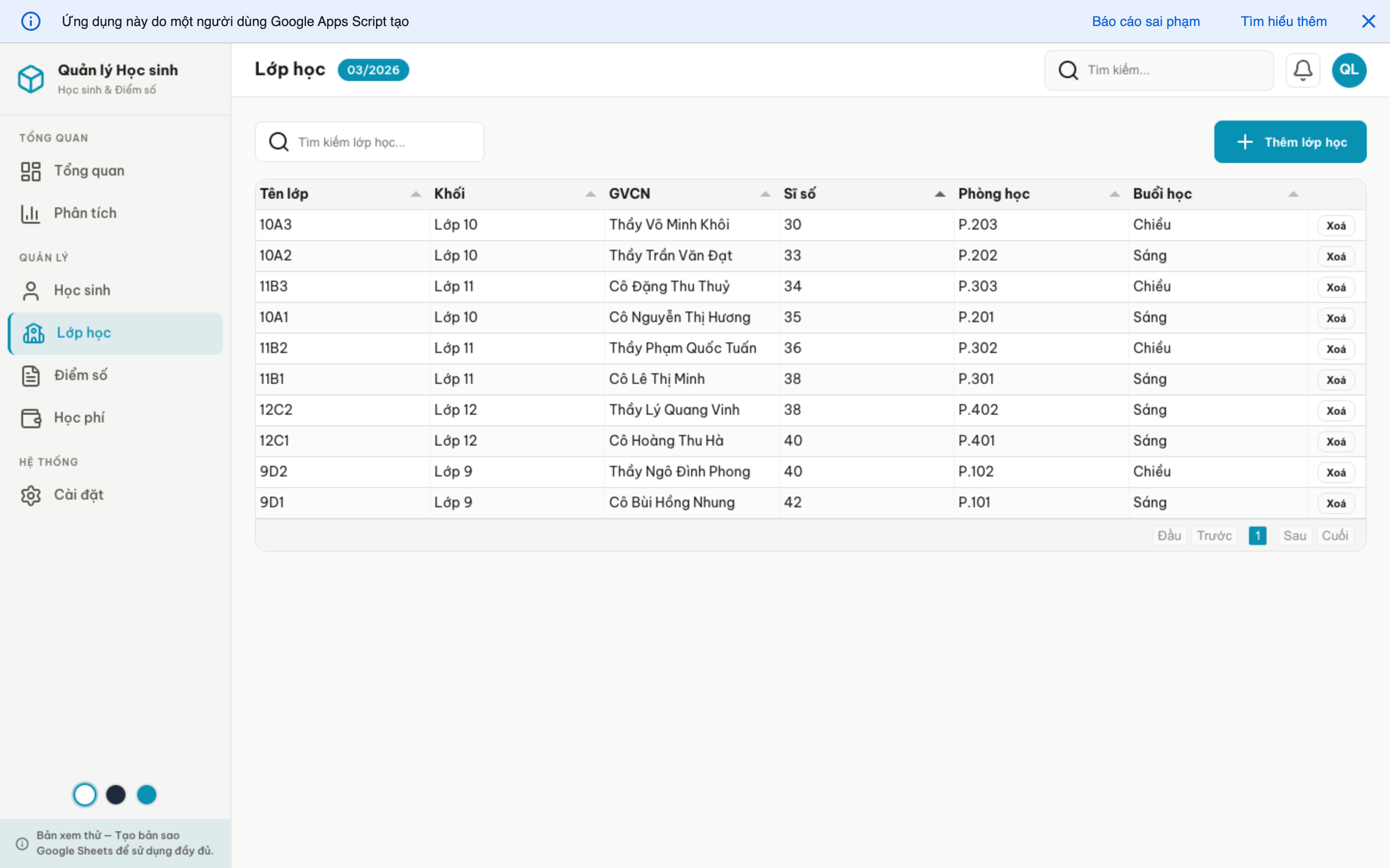 Học sinh screenshot 6