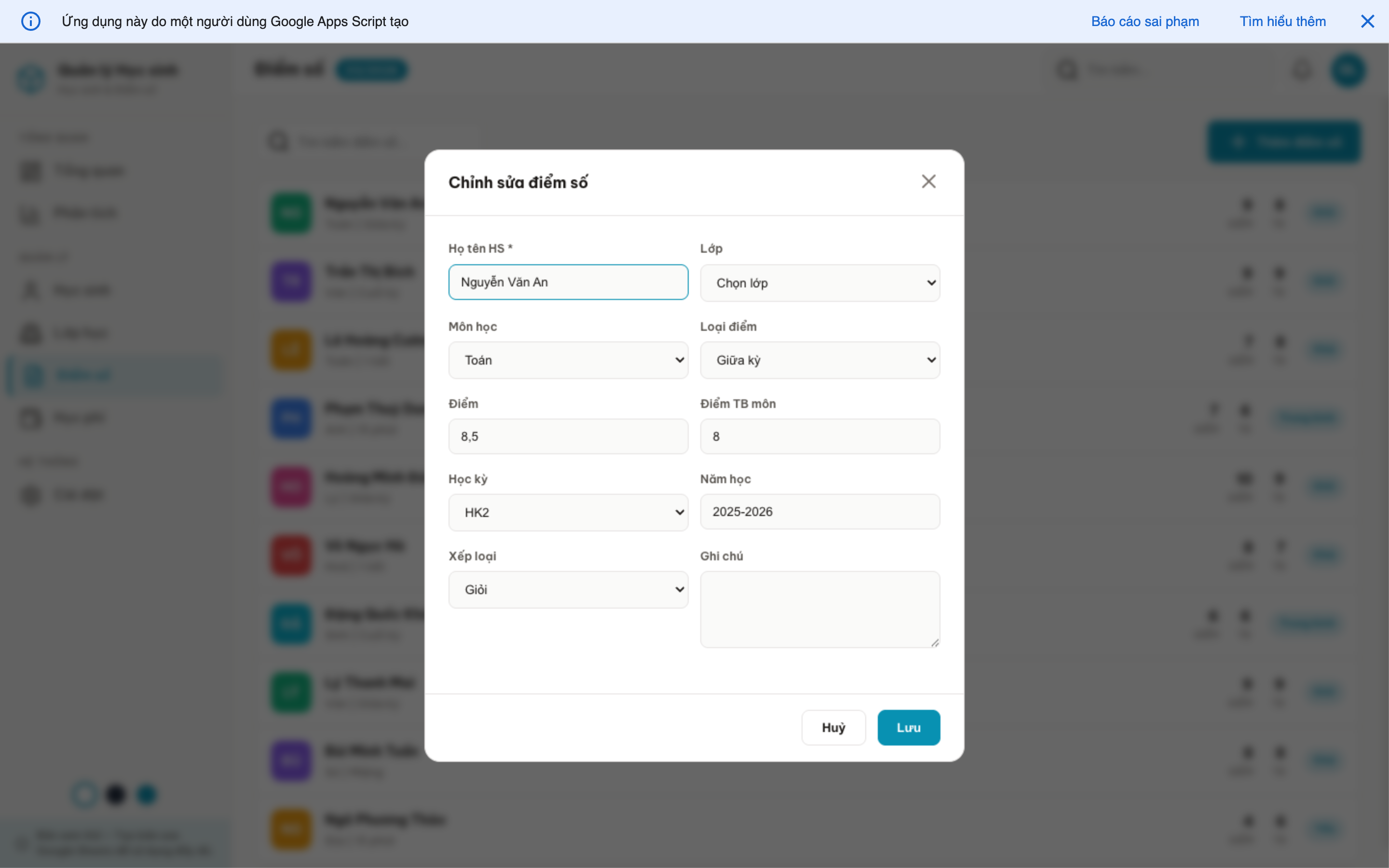 Học sinh screenshot 7