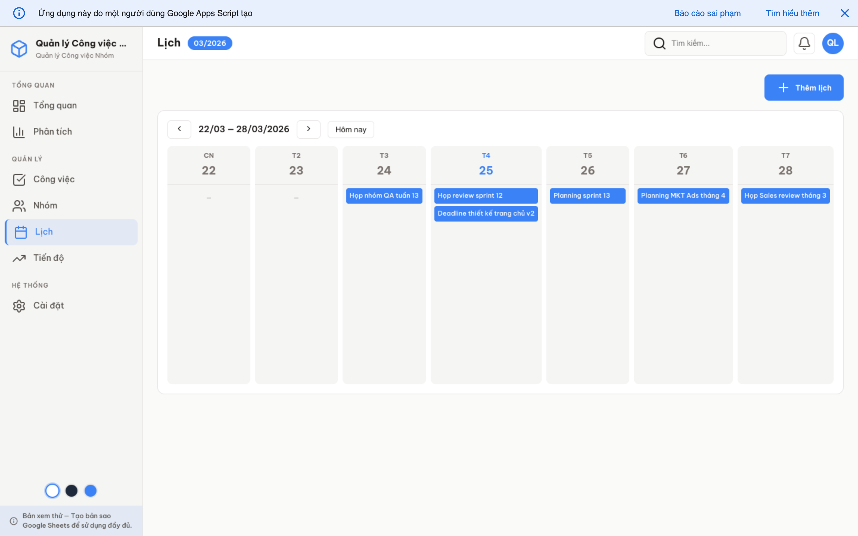 Công việc Nhóm screenshot 7