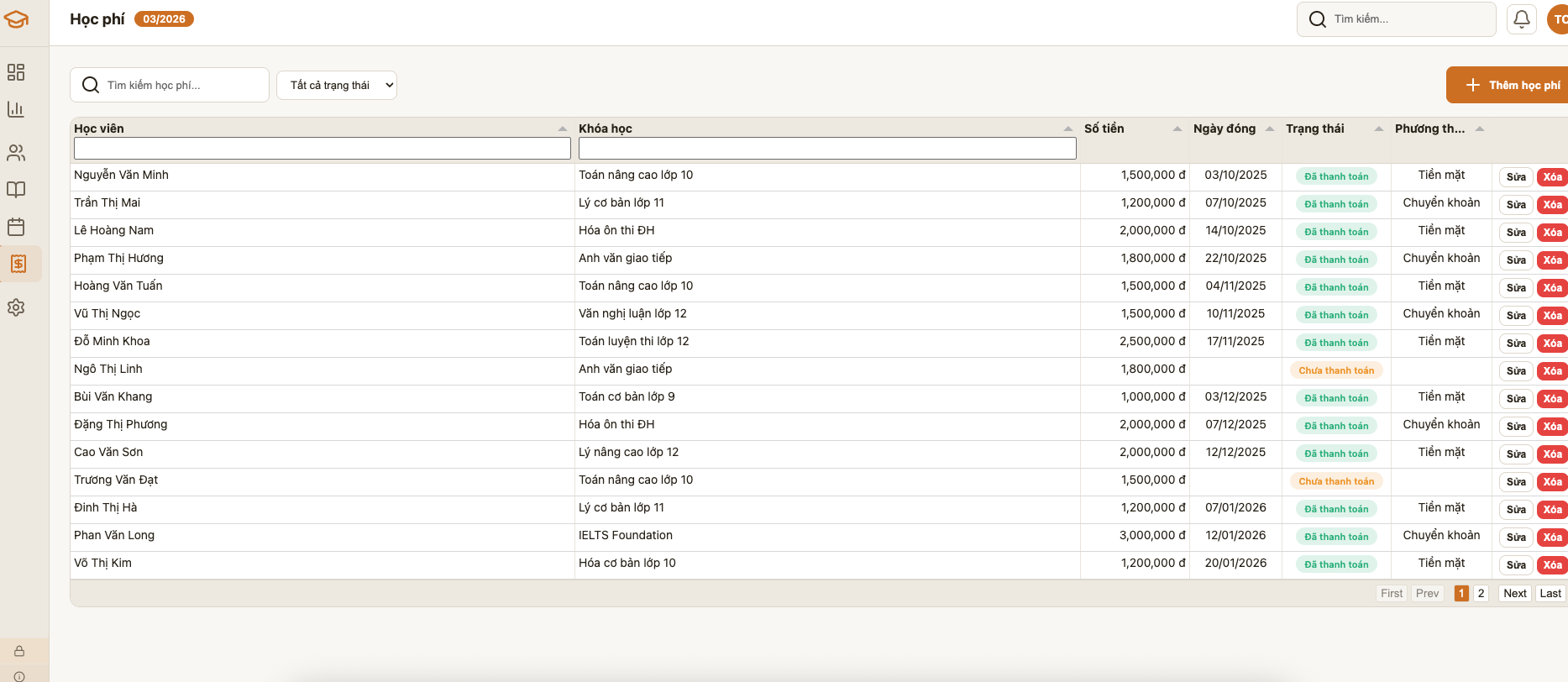 Trung tâm Gia sư screenshot 7