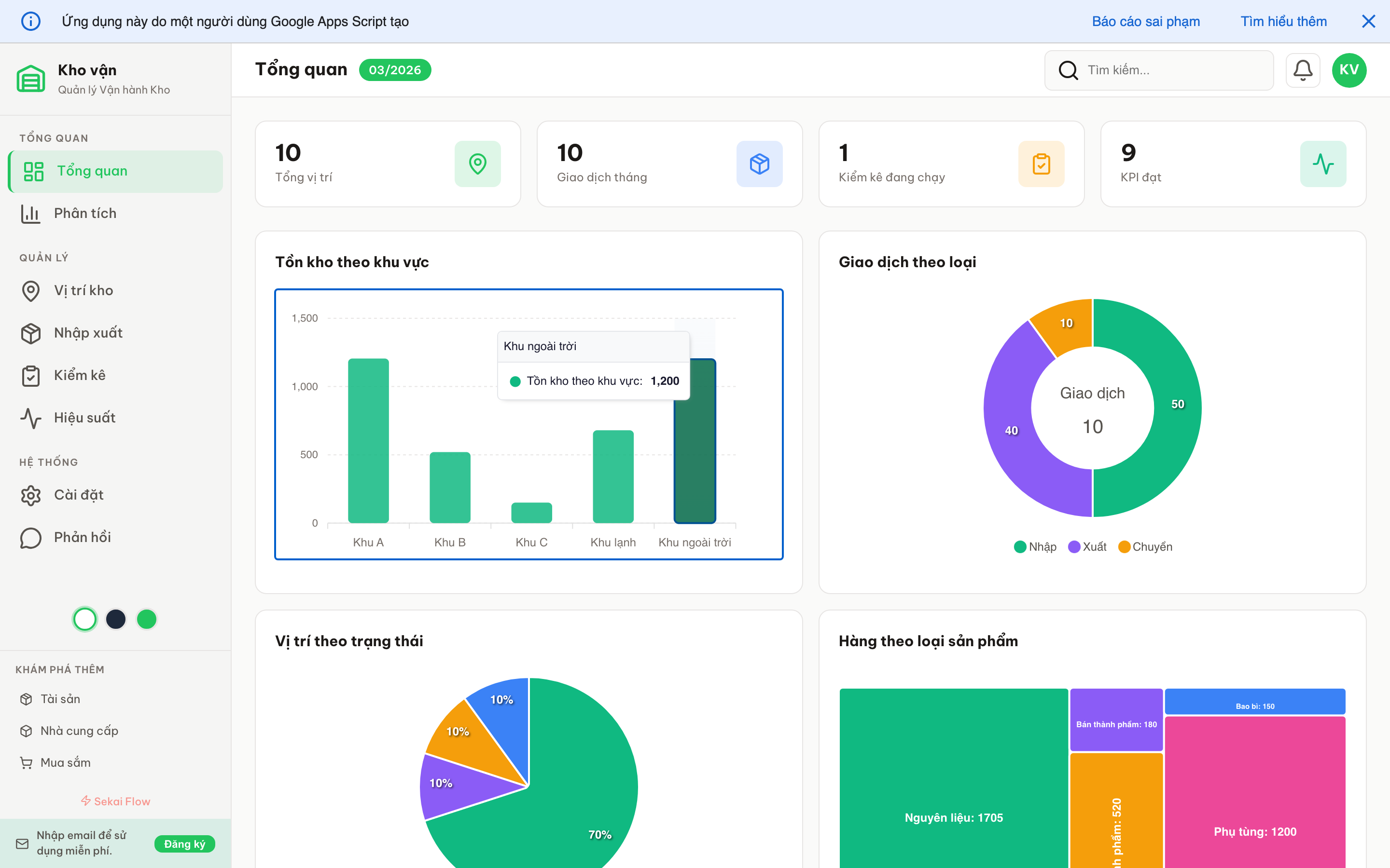 Kho vận screenshot 1