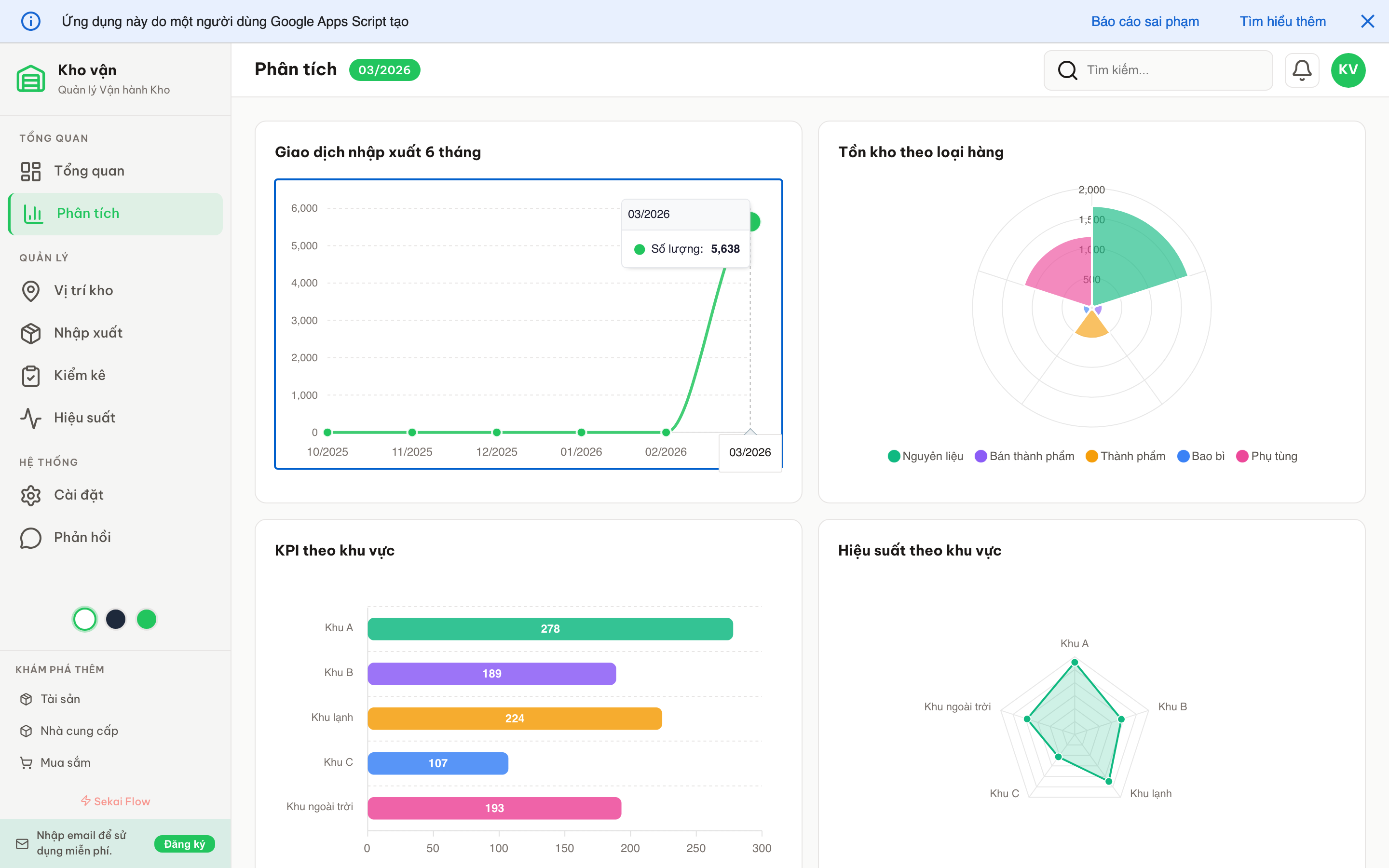 Kho vận screenshot 3