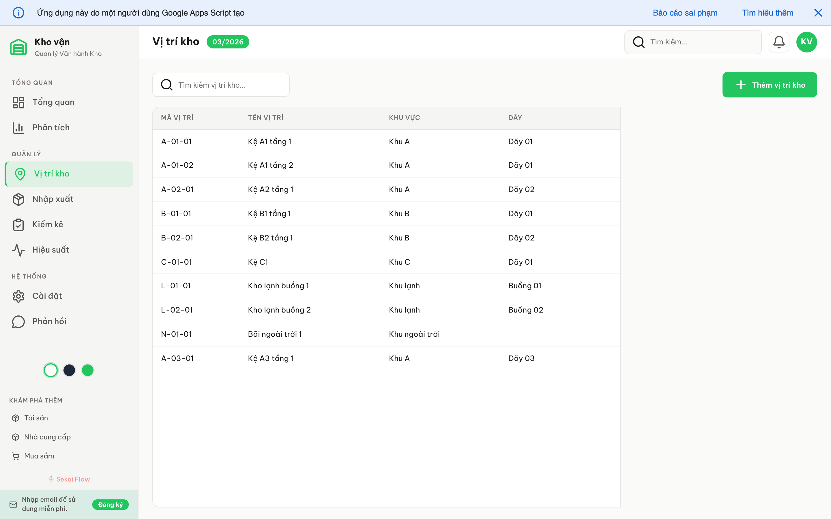 Kho vận screenshot 4