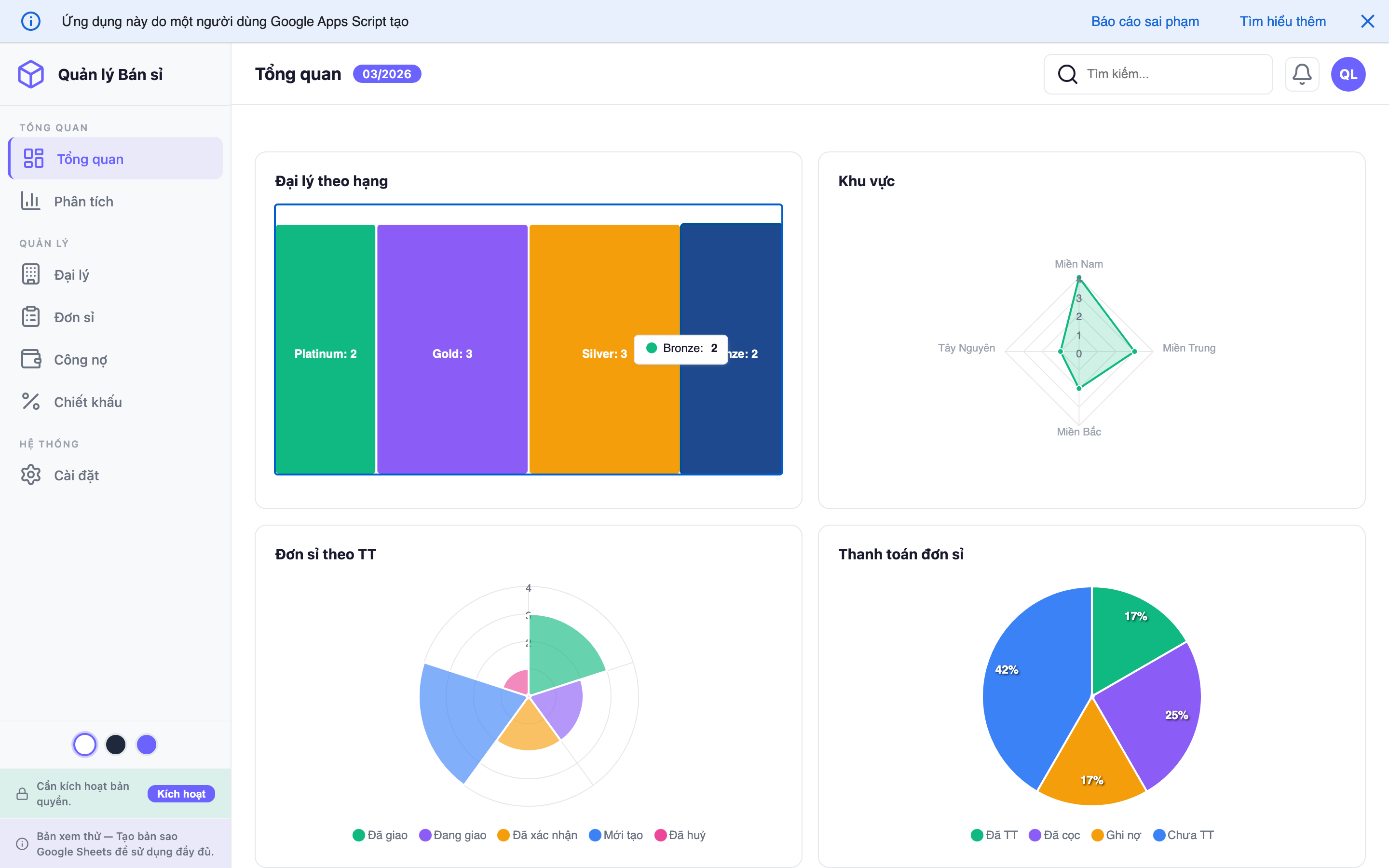 Quản lý Bán sỉ screenshot 1